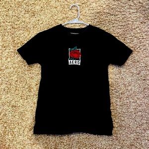 Black rose Aeropostale xtra small t shirt